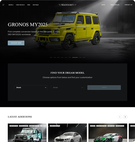 Business services website